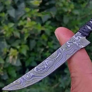 Couteau de Chef Personnalisé Burraq DIY OEM Fait Main en Acier Damas Miniature 1 Lame Manche Magnifique Cadeau Personnalisable - Product Image 3