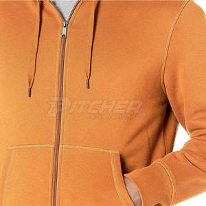 Sweat-shirts à capuche zippés pour hommes, en tissu épais, coupe confortable et style urbain décontracté. - Product Image 4
