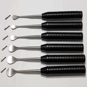Juego de Elevadores Quirúrgicos Cobb Astrin para Columna Vertebral, 6 Piezas, Instrumentos Ortopédicos Dentales, Mango Negro, Herramientas Veterinarias Reutilizables para Perros - Product Image 1