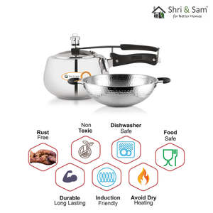 2 PCS <b>Stainless</b> <b>Steel</b> <b>Cookware</b> <b>Set</b> - Product Image 3