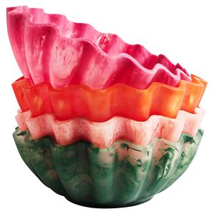 Ensemble de bols artisanaux en résine, plusieurs tailles, design tendance, plusieurs options de couleurs, durable - Product Image 3