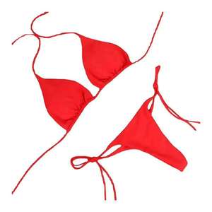 Ensemble bikini deux pièces dos nu pour femme, design personnalisé, séchage rapide, Spandex/Polyester, qualité supérieure, collection été 2026, le plus vendu - Product Image 4