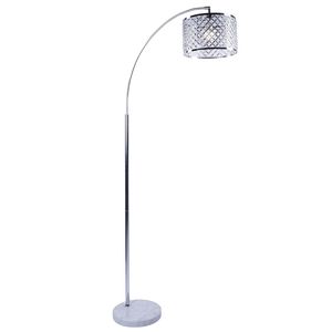 Lampe sur pied élégante en cristal en forme d'arche - Product Image 3