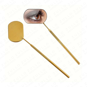 3PCS Stainless Steel Eyelash Tweezers Set with Mirror for Classic Volume <b>Lash</b> Extensions Precision Beauty Tool <b>Kit</b> - Product Image 4