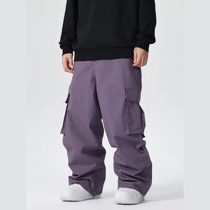 Men Women's Sea Durable ripe Mountain Pro All Function Baggy Snow Pants Waterproof Cargo Pocket Waist Out Gaiter Ski Pant - Product Image 3