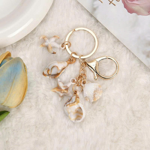 Seashell Keychain <b>Ocean</b> Theme Acrylic Pendant Fashion Key Ring Beach Style Gift Accessory - Product Image 6