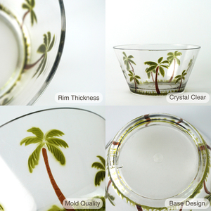 [Holar] Tazones Grandes para Ensalada de Plástico de Grado Alimenticio con Diseño de Palmera Tropical, Hechos en Taiwán, para Restaurantes, Cocinas y Hogar - Product Image 4