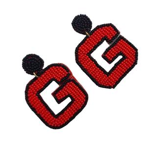 Mignon élégant fait à la main perlé broderie jeu jour balancent boucle d'oreille beau nouveau Design luxe fantaisie et haut à la mode de l'inde - Product Image 4