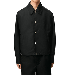 Chaqueta Técnica de Nylon para Hombre, con Botones a Presión, Repelente al Agua, Ligera, Informal, Estilo Coach, Fabricante OEM de Marca Privada - Product Image 2