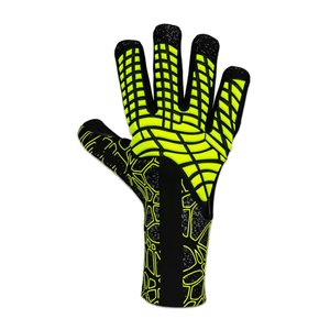 Professional Leather Goalkeeper Gloves <b>Full</b> Finger PU Leather Non <b>Slip</b> Breathable Waterproof Quick Drying Unisex Sports Gear - Product Image 4