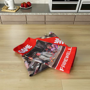 ผ้าเช็ดครัวพิมพ์ลาย 100% ผ้าฝ้าย สำหรับส่งออก ผ้าเช็ดครัวผ้าฝ้ายเนื้อนุ่ม ทนทาน - Product Image 4