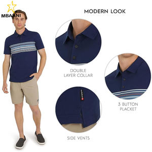 Polo de Manga Corta para Hombre, Corte Regular, en Jersey de Algodón Suave - Product Image 4