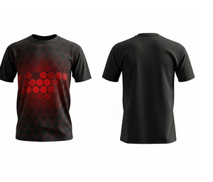 T-shirt de sublimation coupe athlétique pour l'entraînement sportif |   Tailles pour hommes, femmes et jeunes |   Vêtements de sport légers et à séchage rapide - Product Image 2