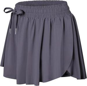 HYPEN SPORTS Lot de 4 shorts décontractés taille mi-haute pour femme avec doublure, séchage rapide, respirants, en Spandex/Nylon, avec ceinture élastique pour la gym - Product Image 5