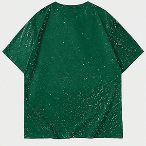 ออกแบบโลโก้ของคุณเอง เสื้อยืดผู้ชายประดับเพชร เสื้อผ้าลำลอง ดีไซน์ล่าสุด เสื้อยืดผู้ชายประดับเพชร - Product Image 2