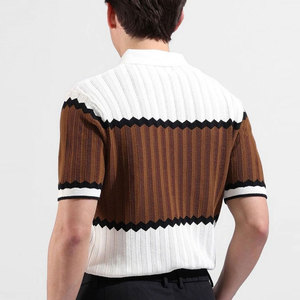 High Street Style Printed <b>Half</b> Sleeve Men Polo <b>Shirts</b> Multi Color Custom Design Men Polo <b>Shirts</b> - Product Image 2