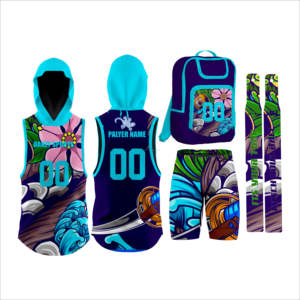 Tenues de football 7 contre 7 personnalisées, respirantes, unisexes pour adultes, sublimation, noms et numéros d'équipe personnalisés, options de tailles plus grandes - Product Image 1