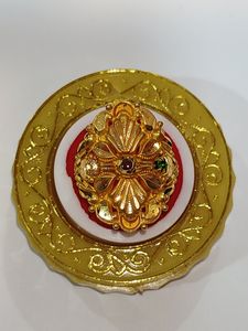 22k Solid Gold <b>Ring</b> For Women Authentic Handcrafted Ethnic Indian Jewelry Genuine Fancy Party Bridal Wear <b>Statement</b> Piece - Product Image 4