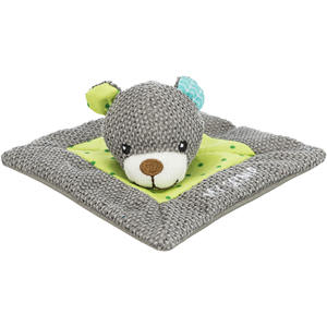 JUNIOR Knitted <b>Bear</b> <b>Blanket</b> 13 X 13 cm Interactive Pet & Movement Toy - Product Image 2