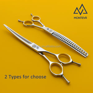 مقص احترافي <span class=keywords><strong>3</strong></span> في <span class=keywords><strong>1</strong></span> لتهذيب شعر الكلاب، مقص منحني بـ 26 سنًا لتهذيب شعر الحيوانات الأليفة، يقطع الشعر بسرعة في الزوايا الخفية - Product Image 3