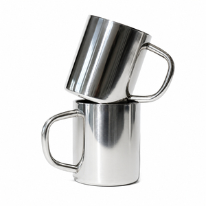 Mug à bière en acier inoxydable à double paroi avec logo personnalisé, en forme de baril, isotherme, écologique, pour café et boissons métalliques – Vente en gros - Product Image 5