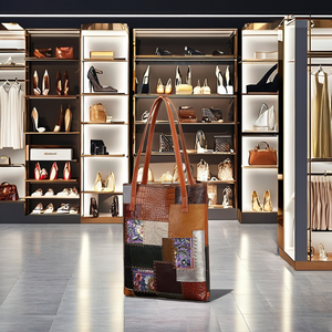 Bolso de Mano Casual de Alta Calidad para Mujer, Elegante, de Cuero Genuino, Ligero, Resistente al Agua, con Forro de Poliéster y Cierres - Product Image 3