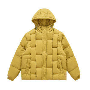 High Quality Thin Full Zip Up Fleece <b>Winter</b> <b>Quilted</b> Hooded Puffer Jacket Breathable Windproof OEM Service For Men Manufacturer - Product Image 1
