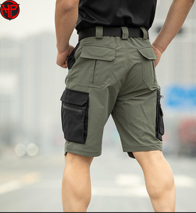 Pantalones Cortos Tácticos para Hombre, 100% Poliéster, Resistentes al Agua, de Secado Rápido, Transpirables, con Cierre de Cremallera, para Trabajo al Aire Libre, Senderismo - Product Image 6