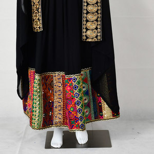 Robe afghane pour femmes, robe longue traditionnelle ethnique à manches longues, brodée à la main, robe maxi élégante et tendance - Product Image 4