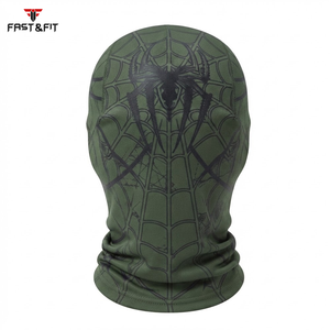 Wholesale High Quality Sublimation Design 100% Polyester Unisex Sports Daily Use Windproof <b>Balaclava</b> Fashion <b>Black</b> Custom Color - Product Image 5