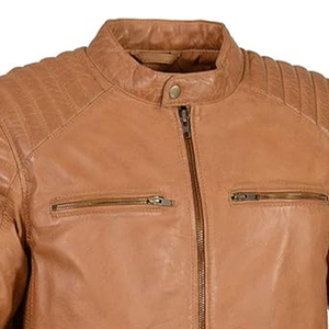 Top Sale Waterproof Windproof Leather <b>Jacket</b> For Adults | Men's Fashion <b>Slim</b> <b>Fit</b> Leather <b>Jacket</b> for Adults - Product Image 5