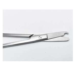 Ciseaux à ligature Spencer pour gencives, droits, 9 cm, pointes fines, instrument chirurgical dentaire en acier inoxydable, ciseaux à gencives OEM avec anneaux dorés - Product Image 2