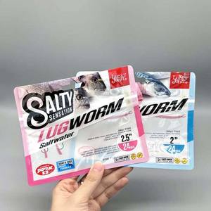 Sachet Ziplock personnalisé avec logo imprimé pour appâts de pêche, avec fenêtre transparente et trou de suspension, pour leurres et accessoires de pêche - Product Image 6