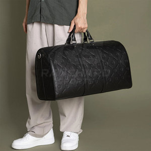 Sac de voyage élégant en cuir, sac de week-end pour voyages d'affaires, léger, durable, avec coutures soignées, sacs de voyage en cuir - Product Image 5