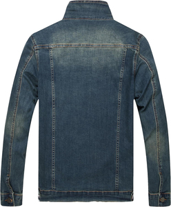 Veste en jean décontractée à prix de gros, fabricant, taille et couleur personnalisées, logo, OEM, fournisseur d'usine, nouvelle mode - Product Image 2