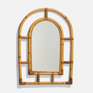 Espejos decorativos de pared con arco de ratán de primera calidad, hechos a mano en Vietnam, para venta al por mayor. - Product Image 2