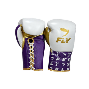 Guantes de Boxeo al por Mayor Personalizados, 100% Cuero Genuino, Cierre con Cordones Antideslizantes, para Muay Thai, Sanda, Artes Marciales, Adultos - Product Image 4