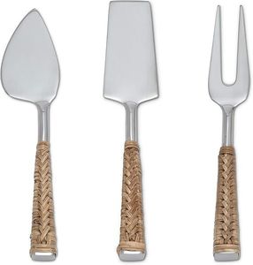 Wood Cheese Knife <b>Set</b> With Woven Handles Durable Cheese Tools For Food Contact Hand Wash Only - Product Image 3