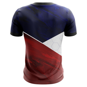 เสื้อยืดผู้ชายแบบสั่งทำลายโลโก้  ผ้าโพลีเอสเตอร์ 100% น้ำหนักเบา แห้งเร็ว ระบายอากาศได้ดี ป้องกันรอยยับ ยี่ห้อ Fortleo - Product Image 4