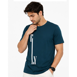 T-shirt en coton pour homme, imprimé sur mesure, manches courtes, confortable, streetwear décontracté, vente en gros de vêtements, t-shirt en coton pour homme en gros - Product Image 6