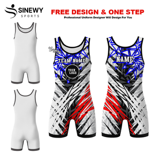 High Quality Private Label Spandex/Polyester Durable Stretch Lightweight Quick Dry Breathable Slim-Fit Shrink-Proof Wrestling - Product Image 2