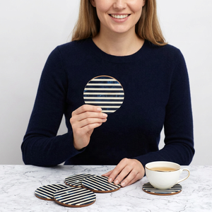 Sous-verres de luxe de haute qualité en résine osseuse avec incrustations florales, forme personnalisée, faits à la main, écologiques, extra grands, pour la décoration intérieure et la vaisselle - Product Image 1