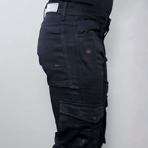 Nouveau design de jeans pour hommes, coupe skinny et jeans stretch taille moyenne pour hommes, bleu clair - Product Image 3