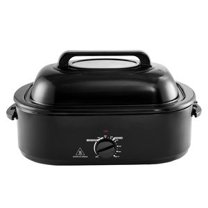Forno Elettrico da Banco 1450W 20 QT con Coperchio Autoriscaldante, Funzione Scongelamento e Mantenimento Calore per Arrosto di Tacchino - Product Image 1
