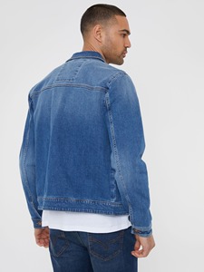 Nouvelle veste en jean pour homme, style streetwear d'hiver, broderie, fermeture à boutons, écologique et respirante, personnalisable en coton - Product Image 2