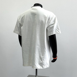T-shirts décontractés imprimés avec des motifs personnalisés, 100% coton, unisexe, streetwear, coupe ample, vente en gros, OEM, étiquette privée - Product Image 5