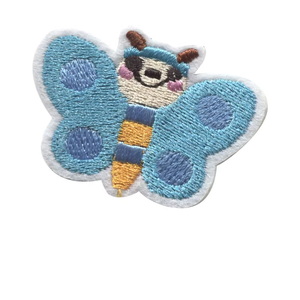 Patch brodé en tissu sergé de haute qualité avec bordure merrow adhésive et support thermocollant pour vêtements décontractés et marquage 2026 - Product Image 5