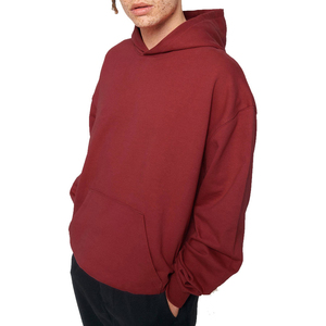 Sudadera con Capucha Minimalista para Hombre, Sudadera Lisa de Diseño Sencillo, Manga Larga, Estilo Casual, Ropa de Marca Privada Personalizada - Product Image 5
