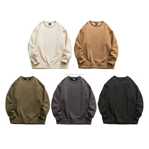 Sudadera personalizada para hombre 100% 420G tela polar cuello redondo Retro bordado en blanco sudadera hombres sudaderas con capucha/sudaderas con capucha para hombre - Product Image 2