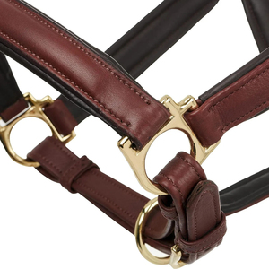 Bridon et harnais pour cheval en cuir de qualité supérieure réglables avec boucle en acier inoxydable, bridons en cuir de qualité supérieure pour chevaux - Product Image 3